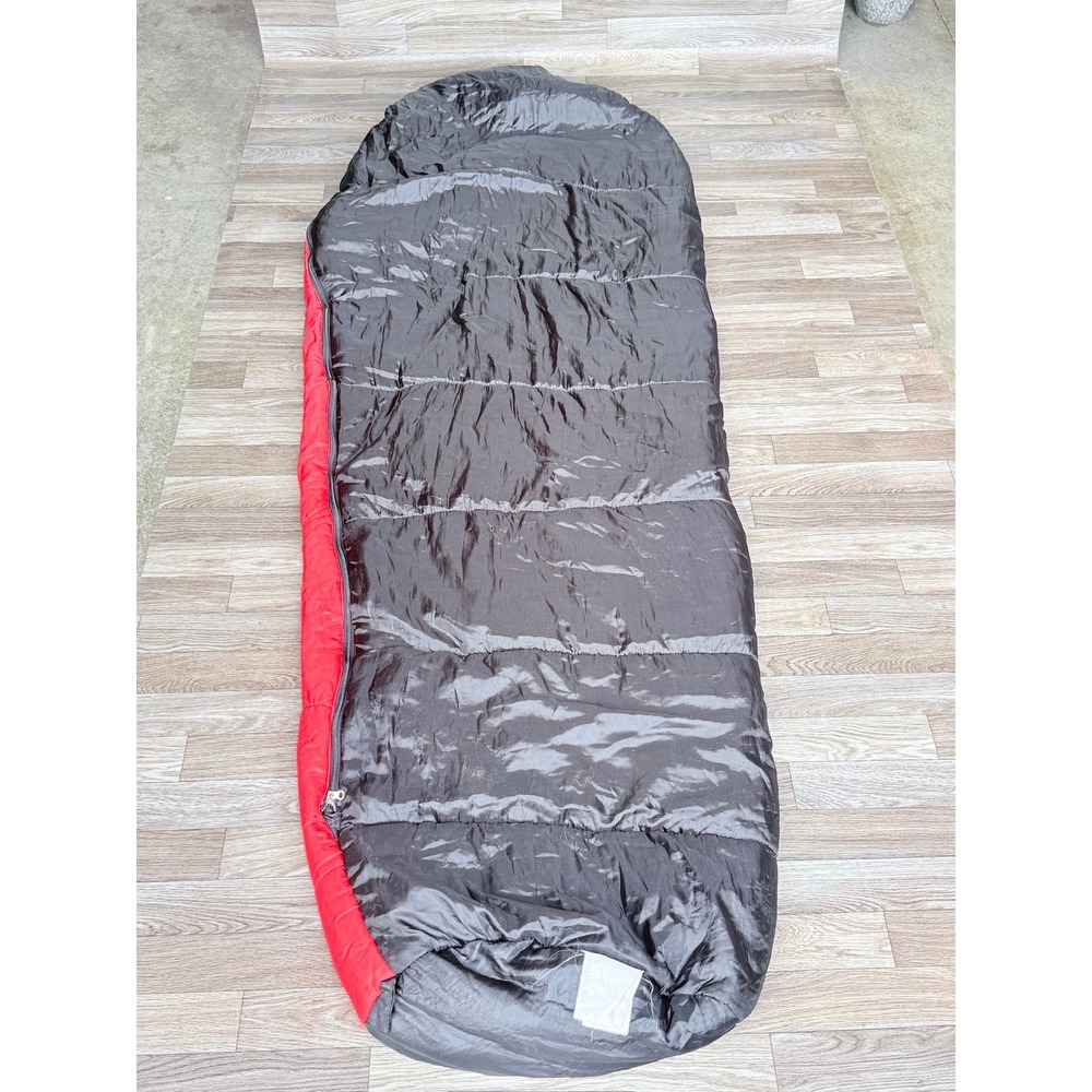 Outdoors Inc Micro Tekk 30 Mummy Sleeping Bag Red Black 82x33 30F Outdoor